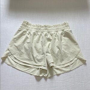 Calia Light Yellow Running Shorts